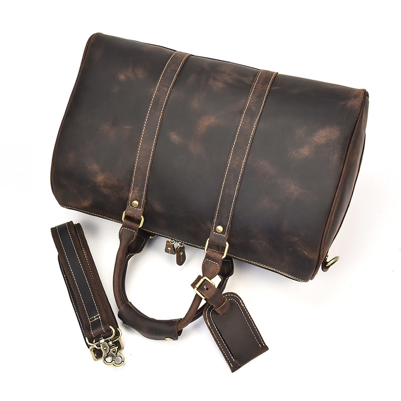 Jaxson Travel Luggage Bag Genuine Leather