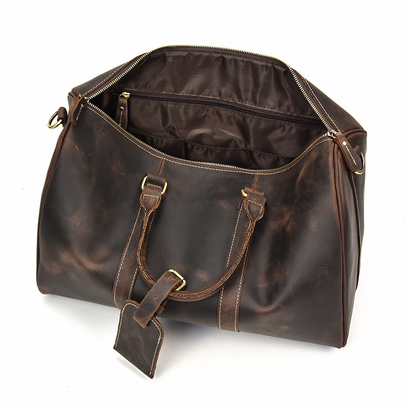 Jaxson Travel Luggage Bag Genuine Leather