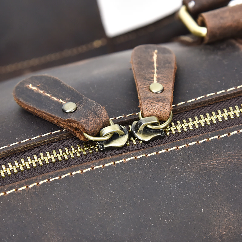 Jaxson Travel Luggage Bag Genuine Leather