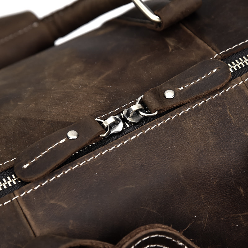 Jaxson Travel Luggage Bag Genuine Leather