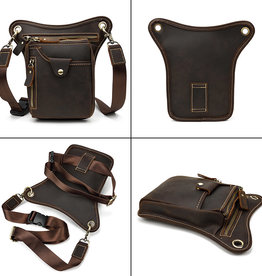 Leonardo Waist & Shoulder Bag Genuine Leather
