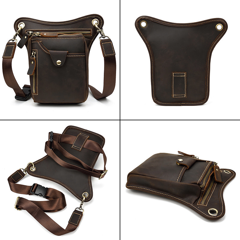 Leonardo Waist & Shoulder Bag Genuine Leather