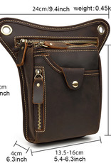 Leonardo Waist & Shoulder Bag Genuine Leather