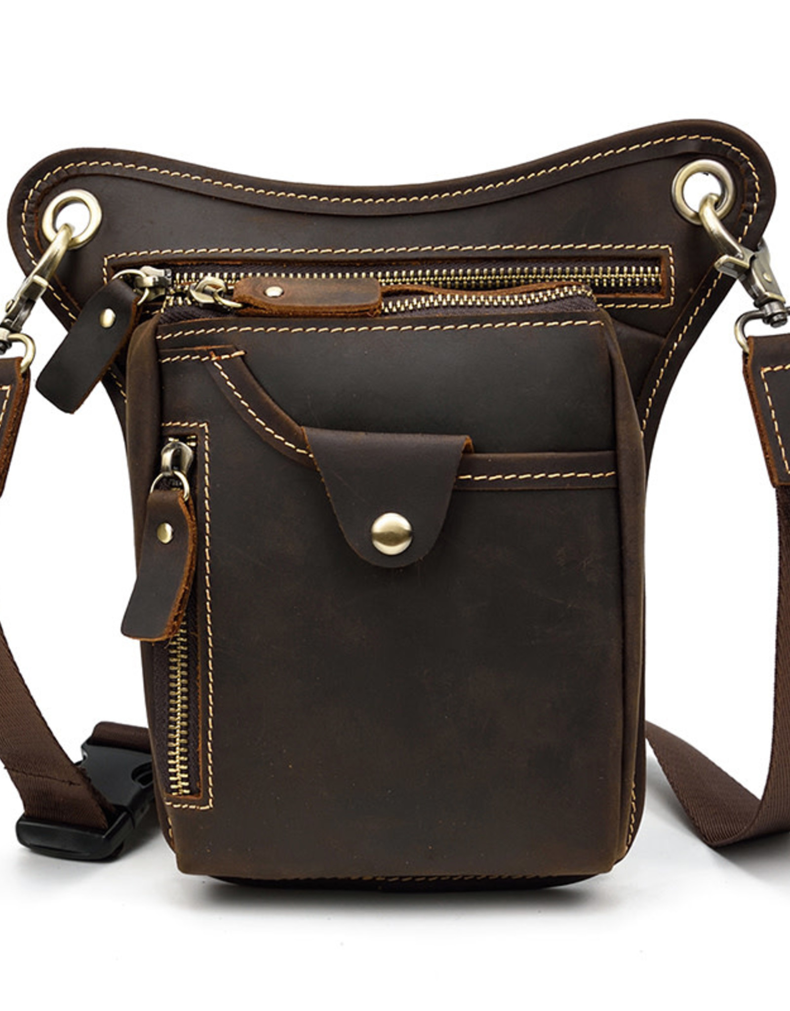 Leonardo Waist & Shoulder Bag Genuine Leather