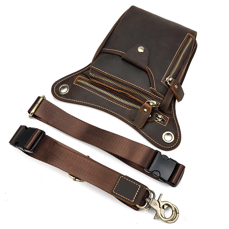 Leonardo Waist & Shoulder Bag Genuine Leather