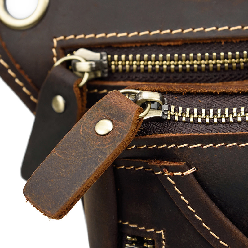 Leonardo Waist & Shoulder Bag Genuine Leather