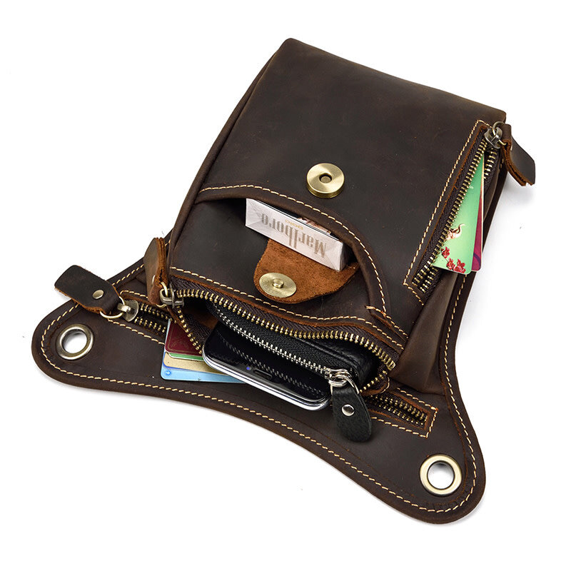 Leonardo Waist & Shoulder Bag Genuine Leather