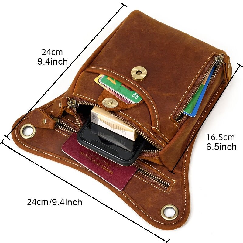 Nicholas Waist & Shoulder Bag Genuine Leather