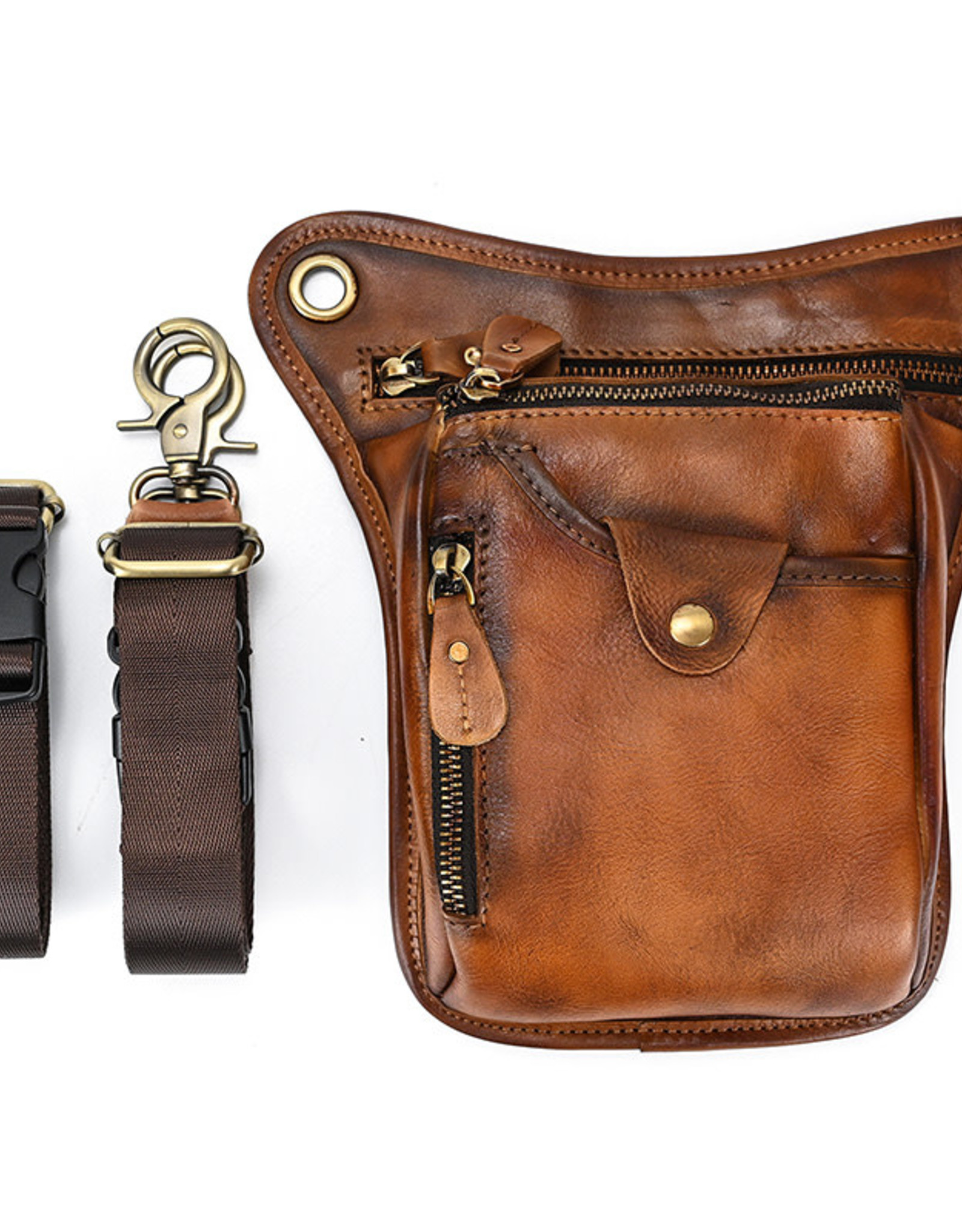 Dominic Waist & Shoulder Bag Genuine Leather