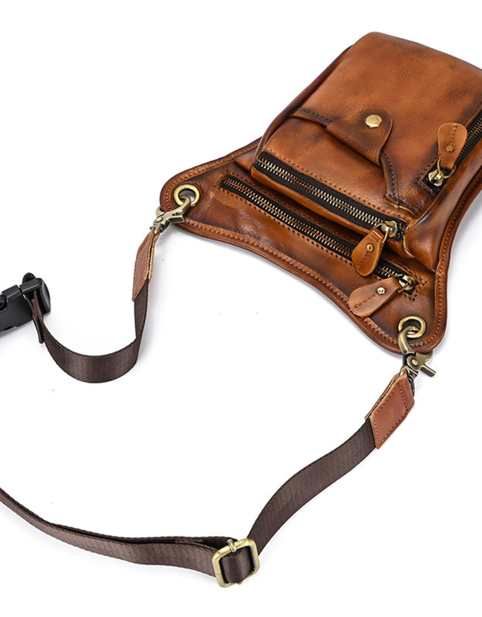 Dominic Waist & Shoulder Bag Genuine Leather