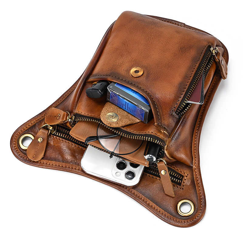 Dominic Waist & Shoulder Bag Genuine Leather