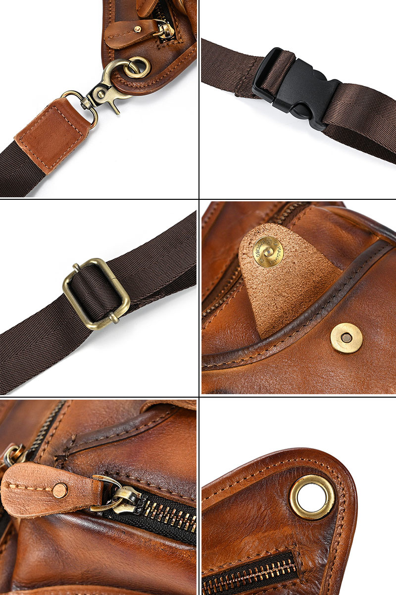 Dominic Waist & Shoulder Bag Genuine Leather