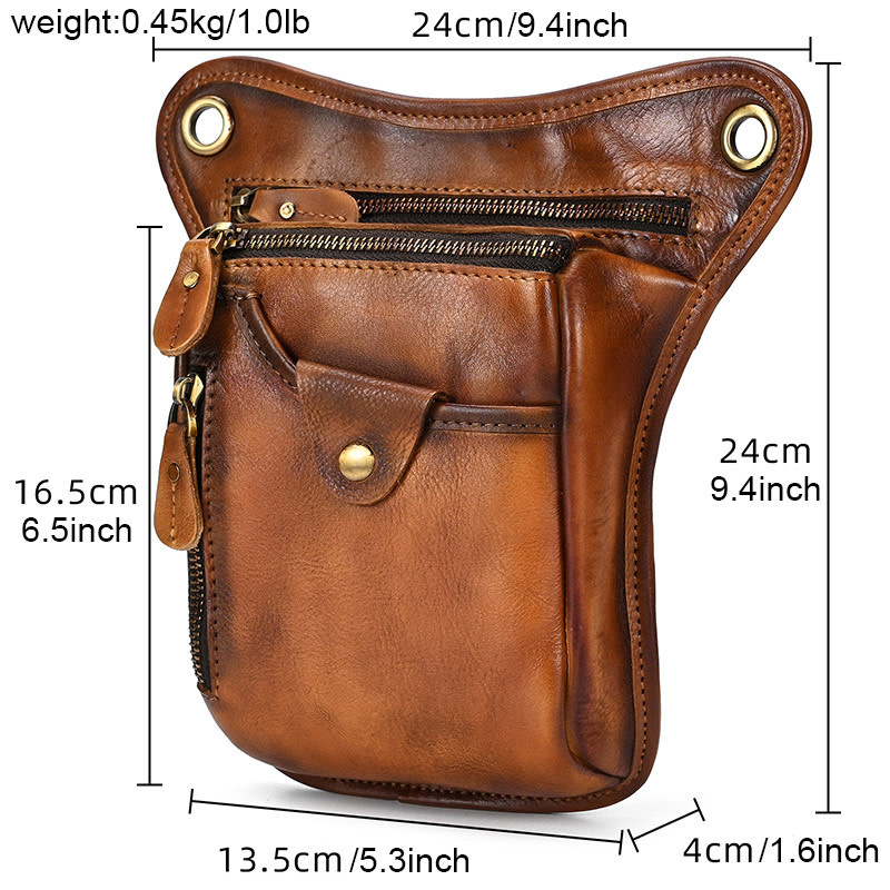 Dominic Waist & Shoulder Bag Genuine Leather