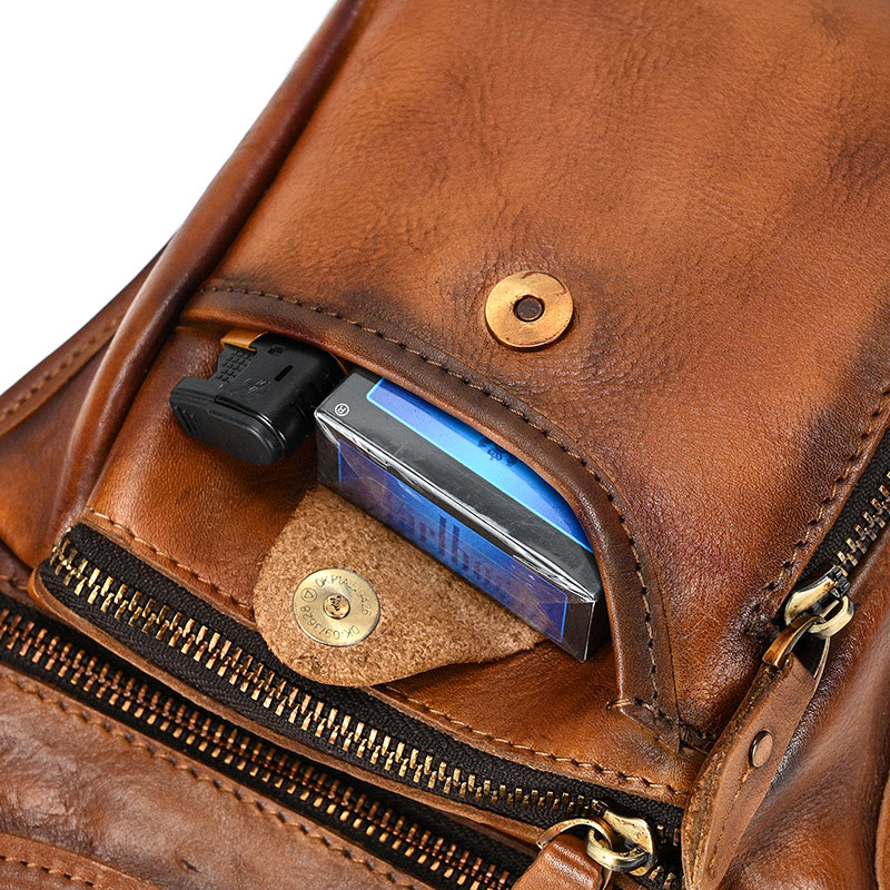 Dominic Waist & Shoulder Bag Genuine Leather