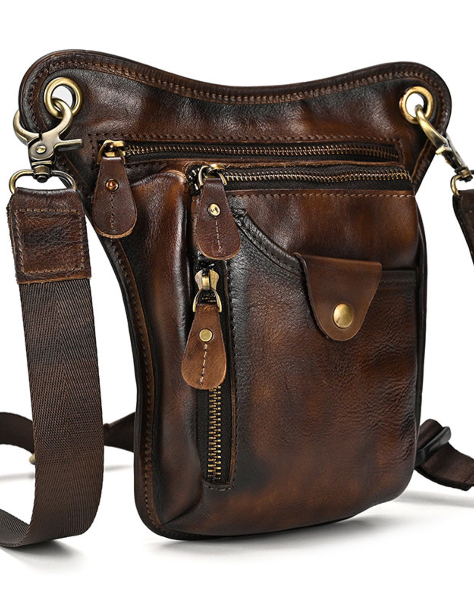  WUTA Luxury Brand Genuine Leather Bag Strap
