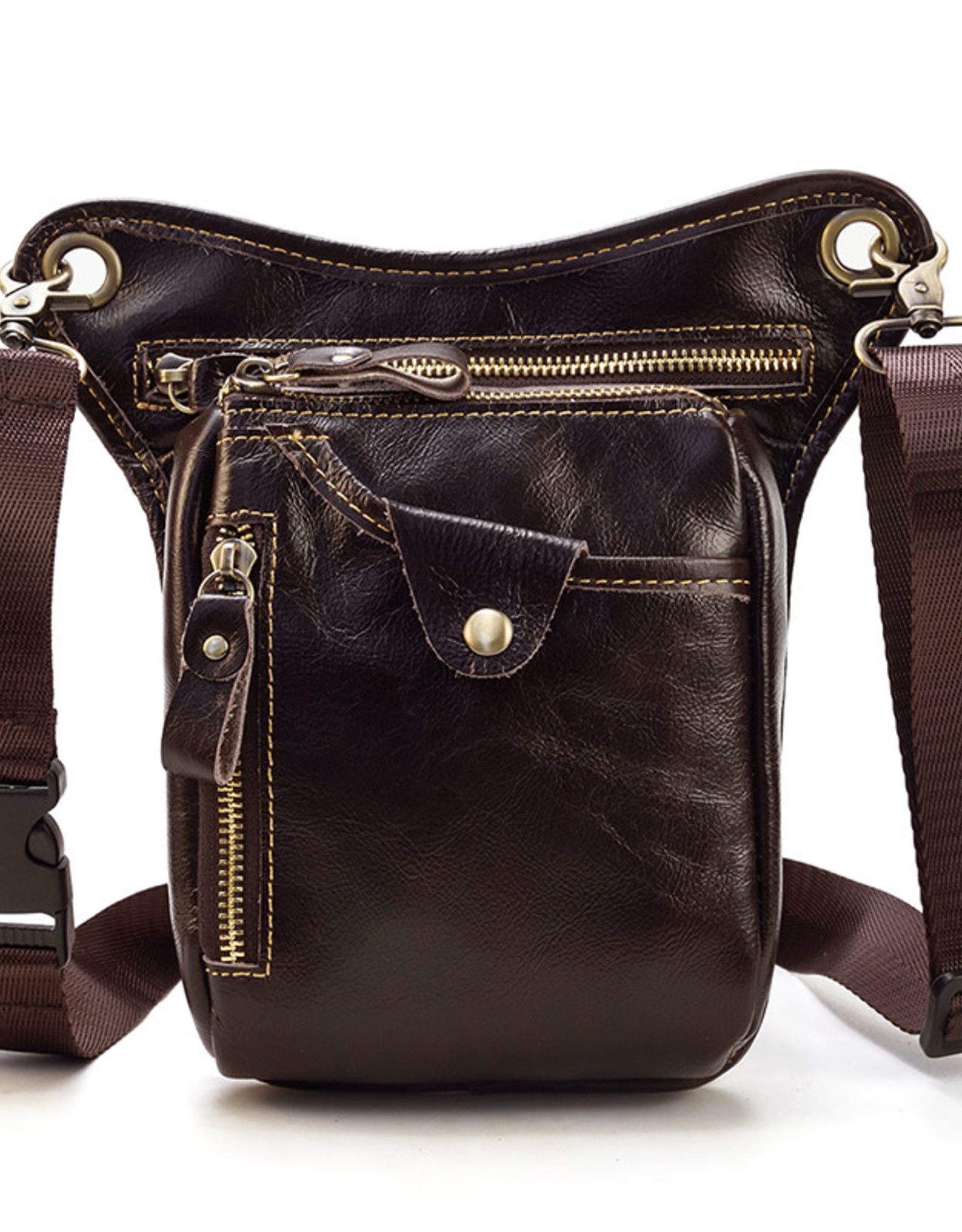 Everett Waist & Shoulder Bag Genuine Leather