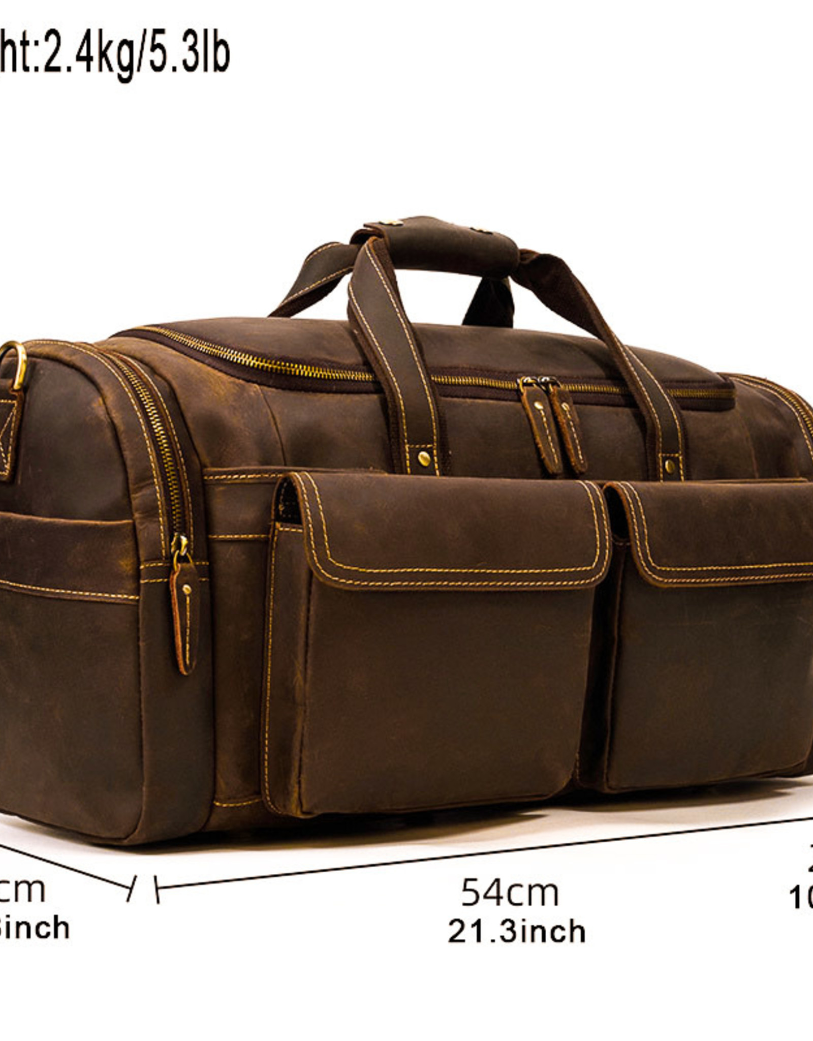 Brooks Travel Luggage Bag Genuine Leather