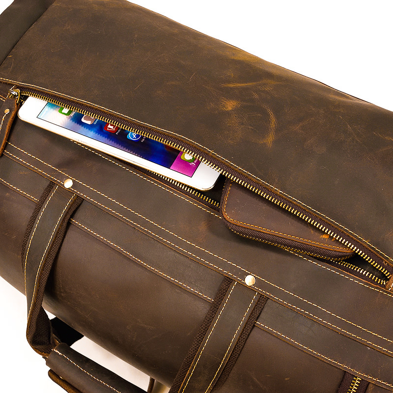 Brooks Travel Luggage Bag Genuine Leather