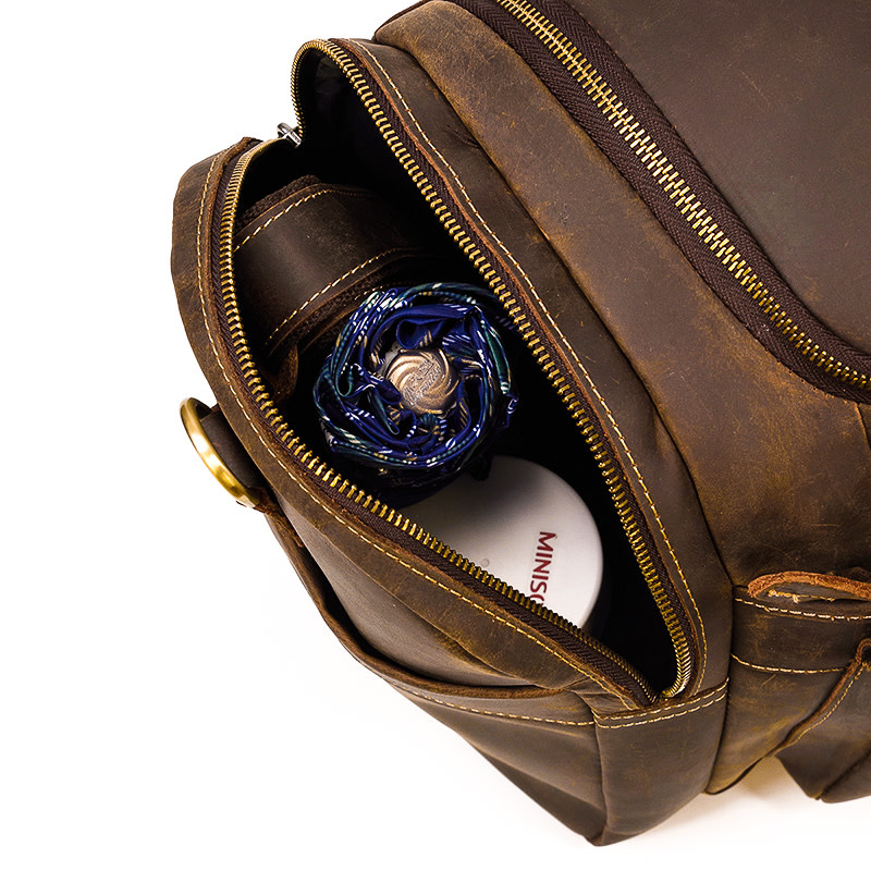 Brooks Travel Luggage Bag Genuine Leather