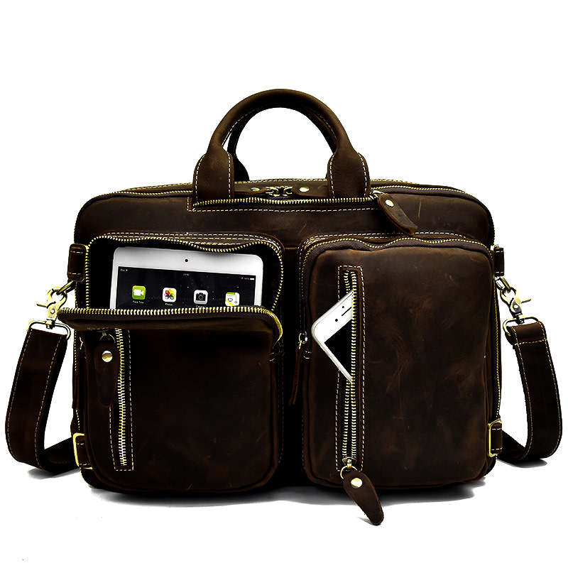 Xavier Briefcase Genuine Leather