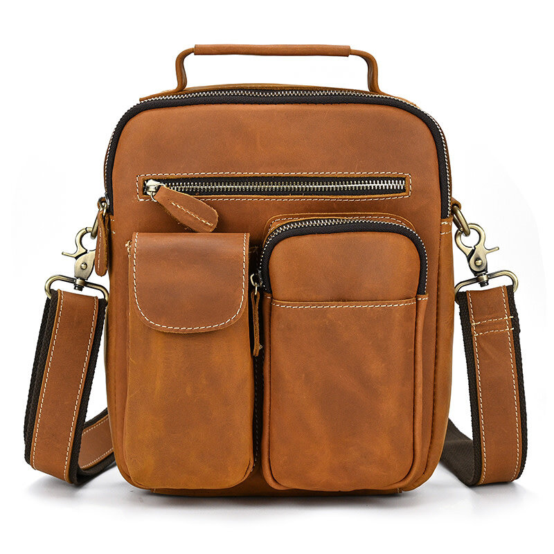 Mason Shoulder Strap Bag Genuine Leather