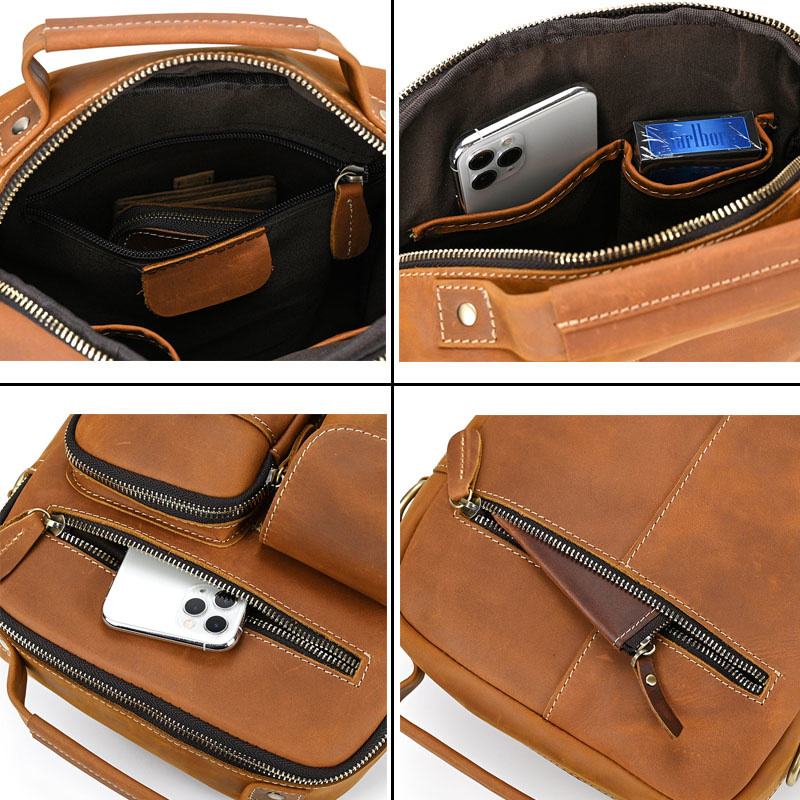 Mason Shoulder Strap Bag Genuine Leather