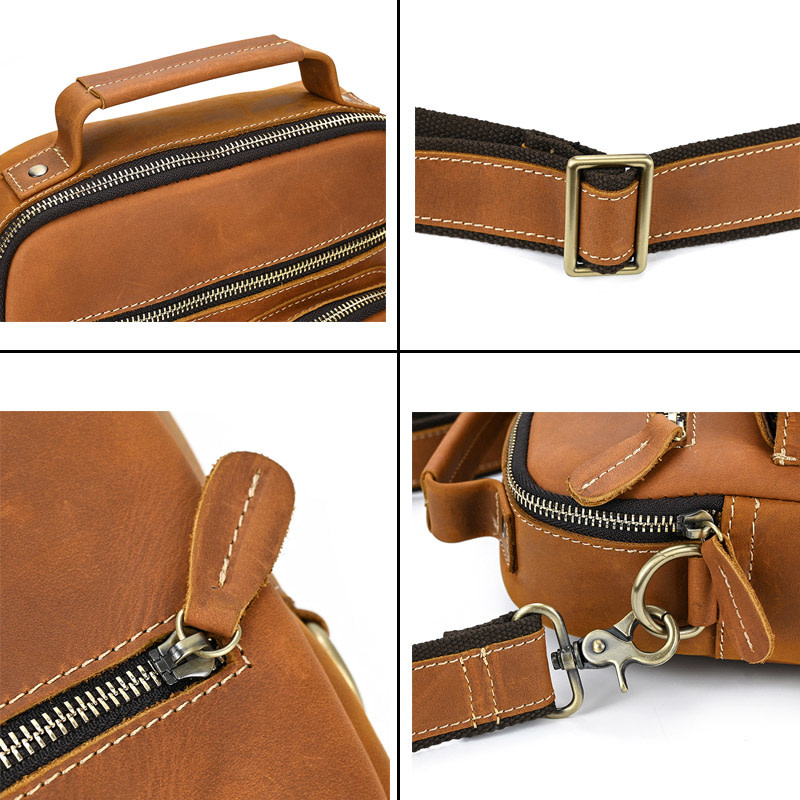 Mason Shoulder Strap Bag Genuine Leather