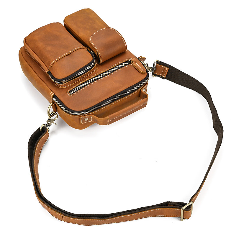 Mason Shoulder Strap Bag Genuine Leather