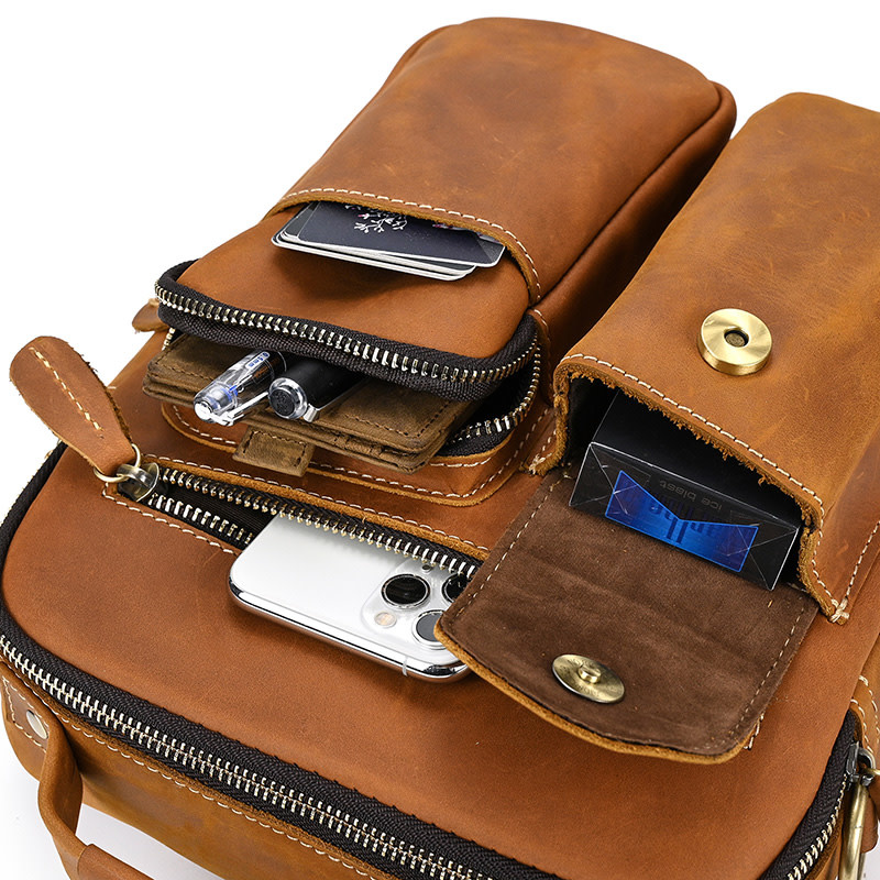 Mason Shoulder Strap Bag Genuine Leather