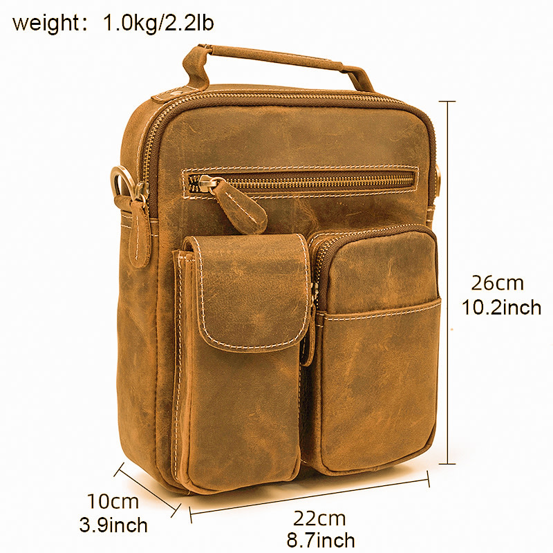 Mason Shoulder Strap Bag Genuine Leather