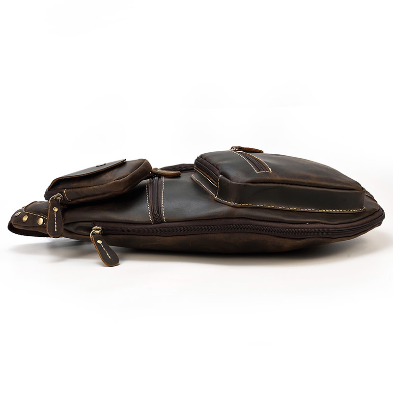 Logan Chest Strap Bag Genuine Leather