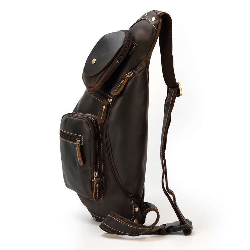 Logan Chest Strap Bag Genuine Leather