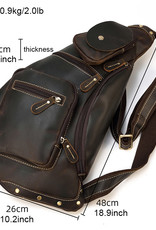 Logan Chest Strap Bag Genuine Leather