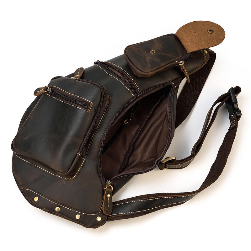 Logan Chest Strap Bag Genuine Leather