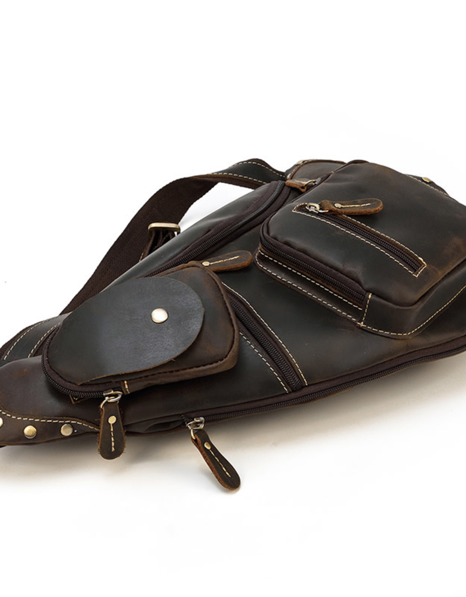 Logan Chest Strap Bag Genuine Leather