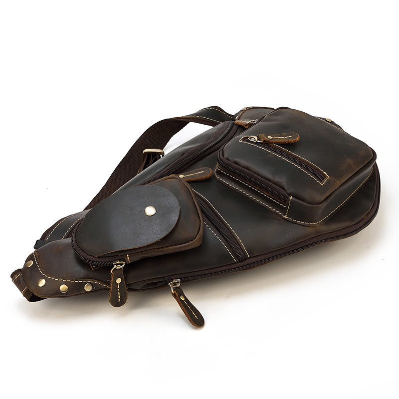 Logan Chest Strap Bag Genuine Leather