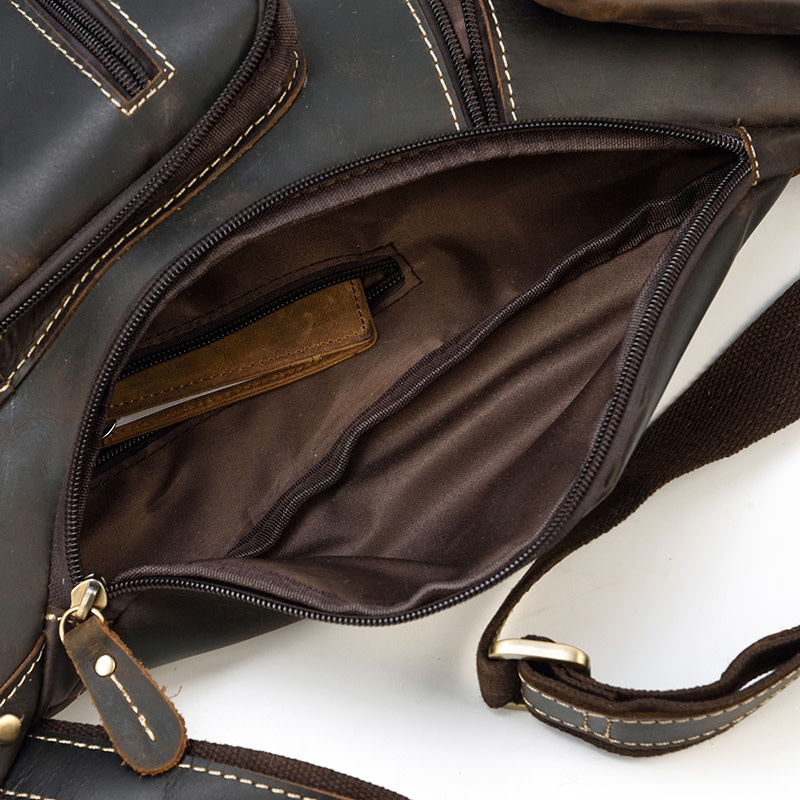 Logan Chest Strap Bag Genuine Leather