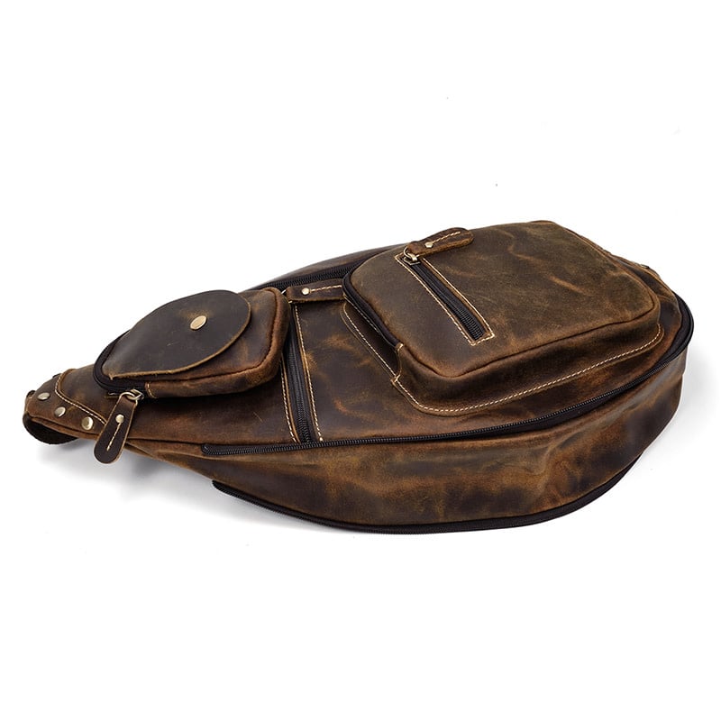 Wesley Chest Strap Bag Genuine Leather