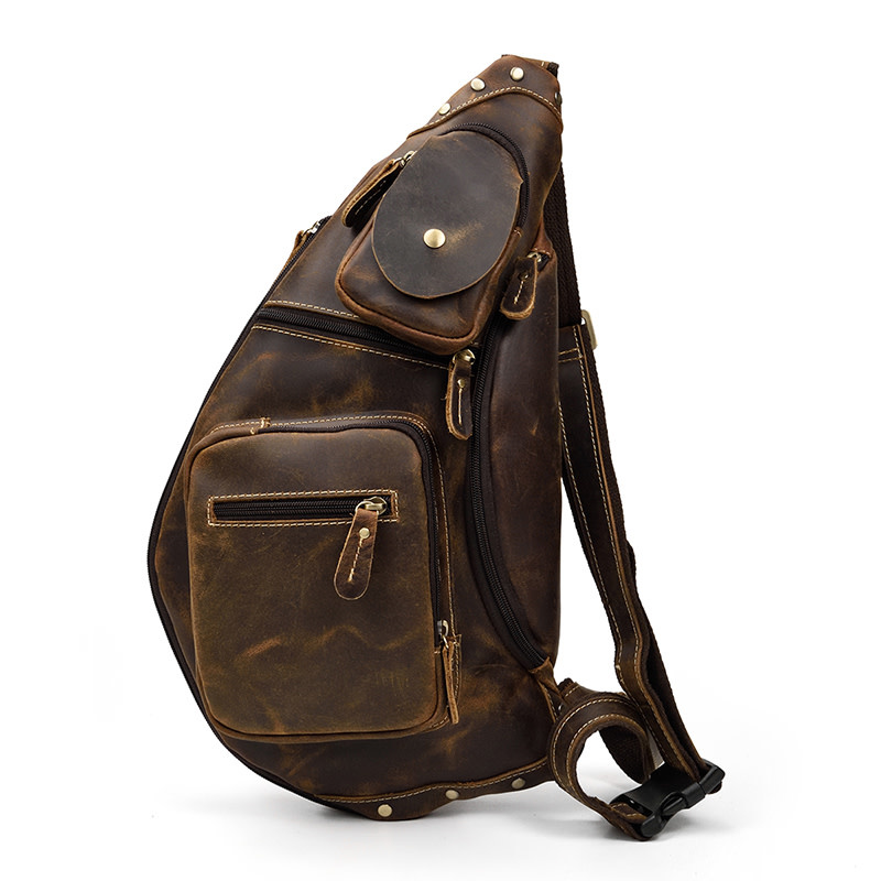 Wesley Chest Strap Bag Genuine Leather