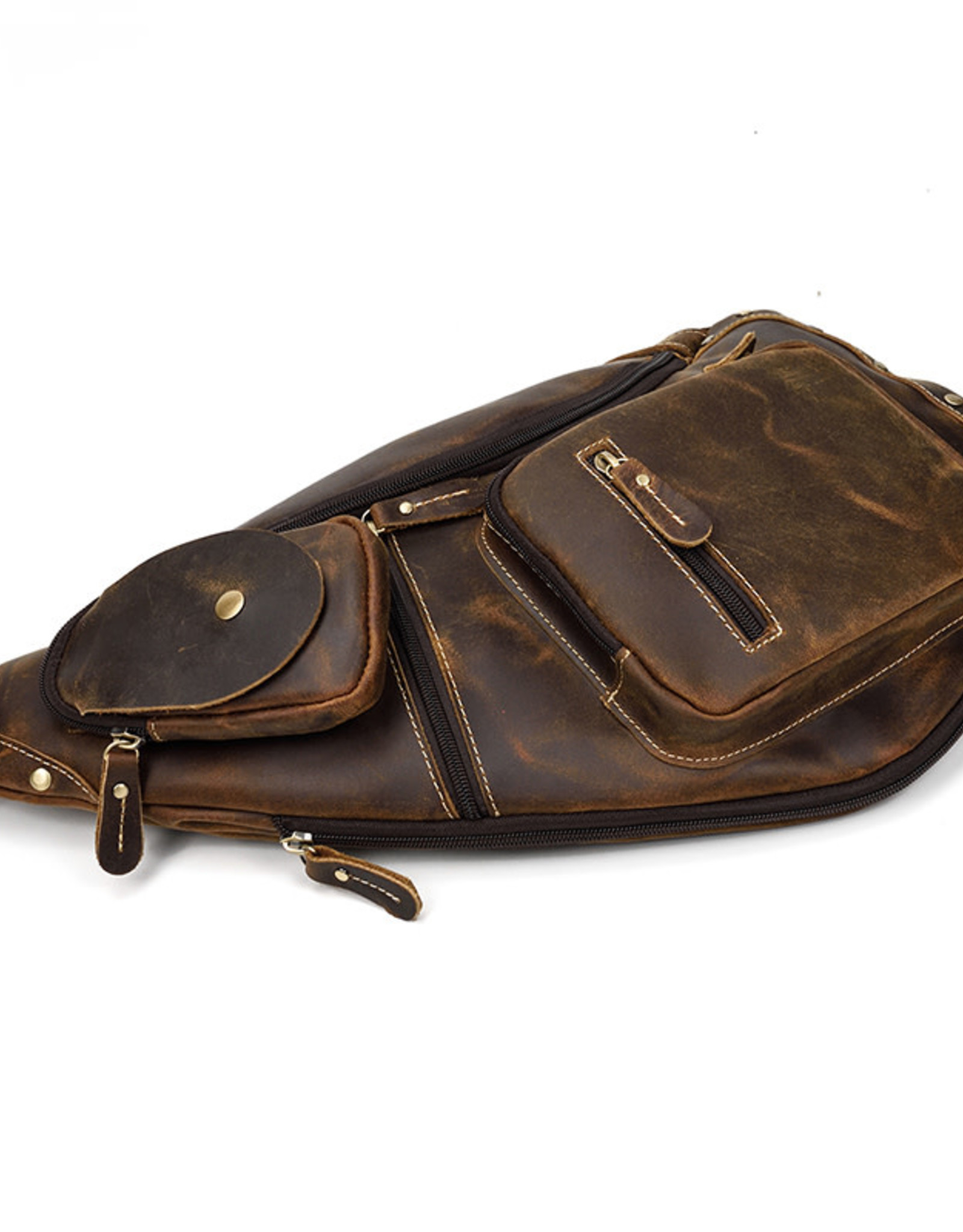 Wesley Chest Strap Bag Genuine Leather