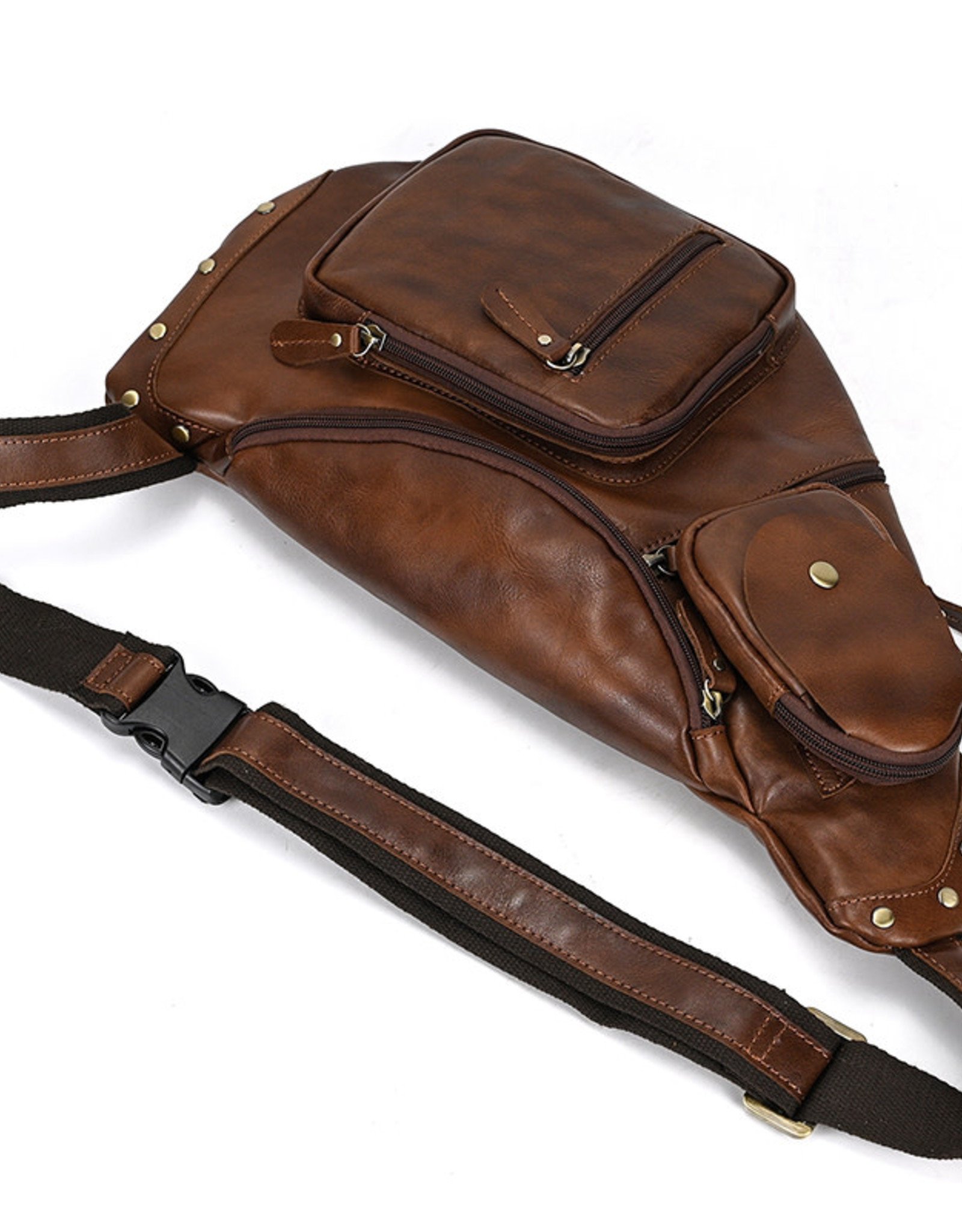 Kayden Chest Strap Bag Genuine Leather