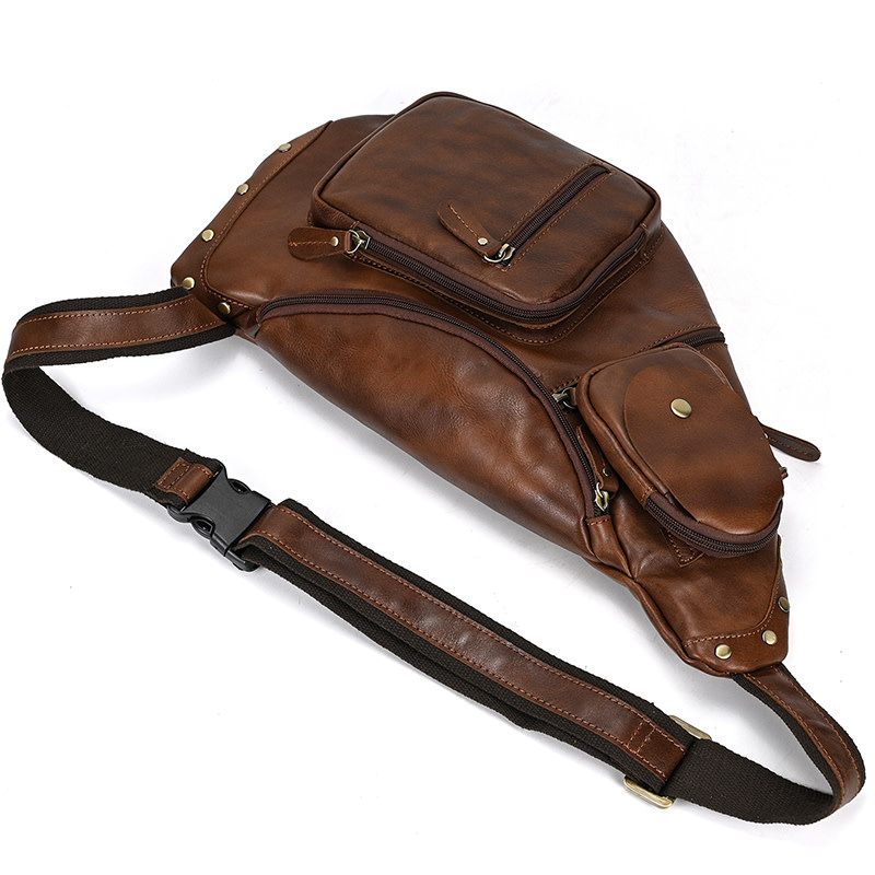 Kayden Chest Strap Bag Genuine Leather