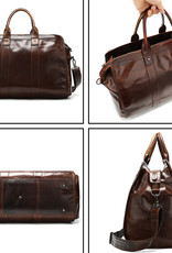 Silas Travel Luggage Bag Genuine Leather