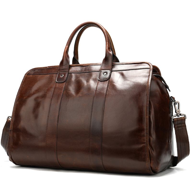 Silas Travel Luggage Bag Genuine Leather