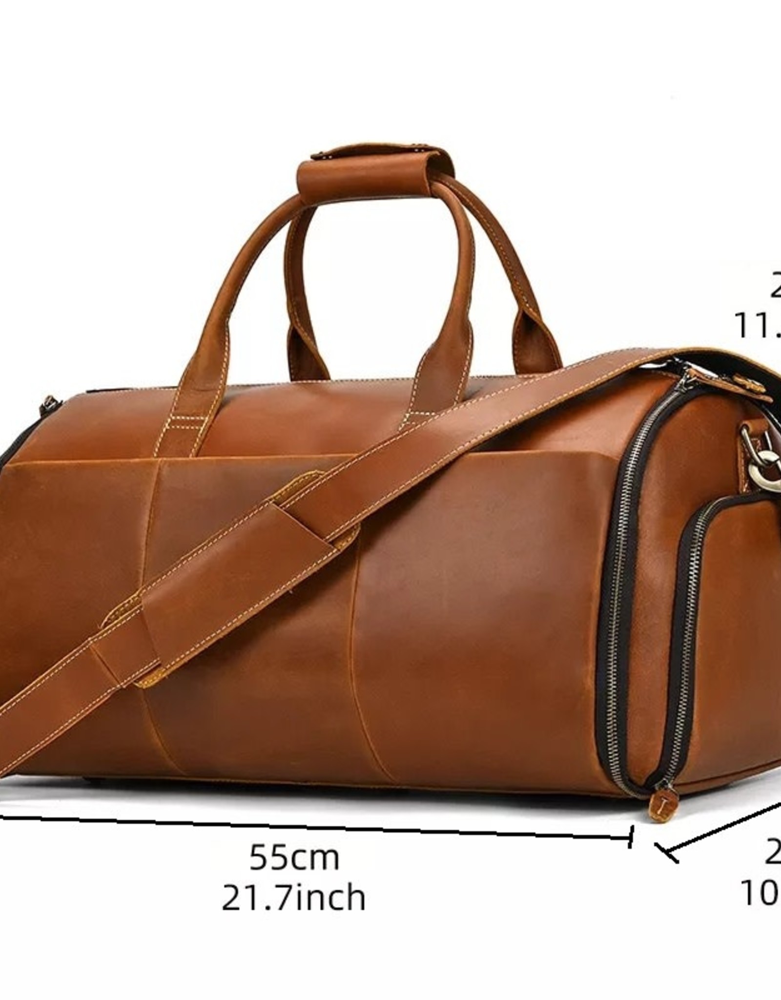 Bennett Travel Suit and Luggage Bag Genuine Leather