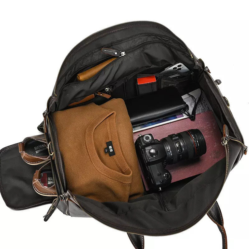 Bennett Travel Suit and Luggage Bag Genuine Leather