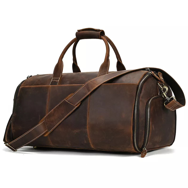 DeclanTravel Suit and Luggage Bag Genuine Leather
