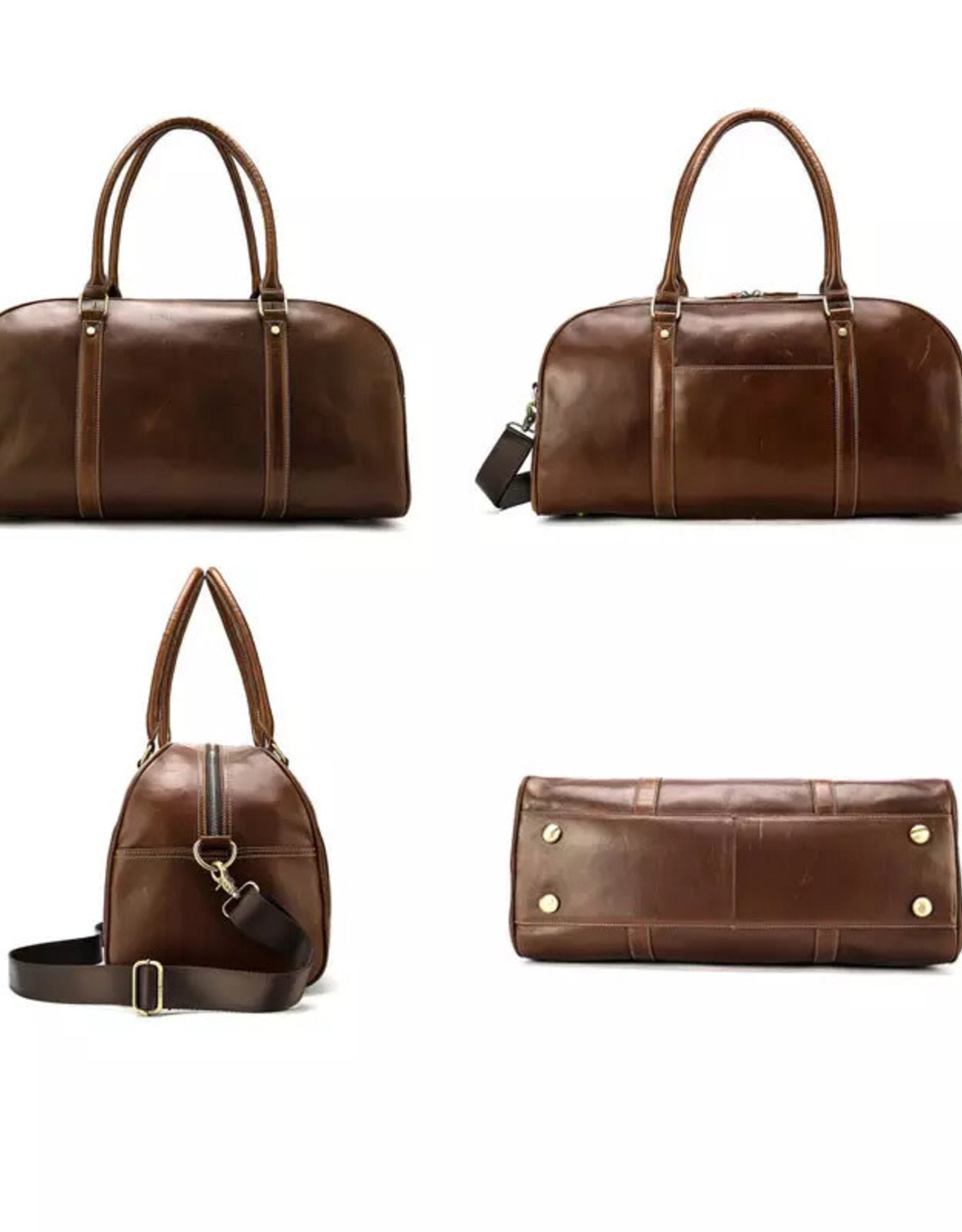 Evan Travel Luggage Bag Genuine Leather