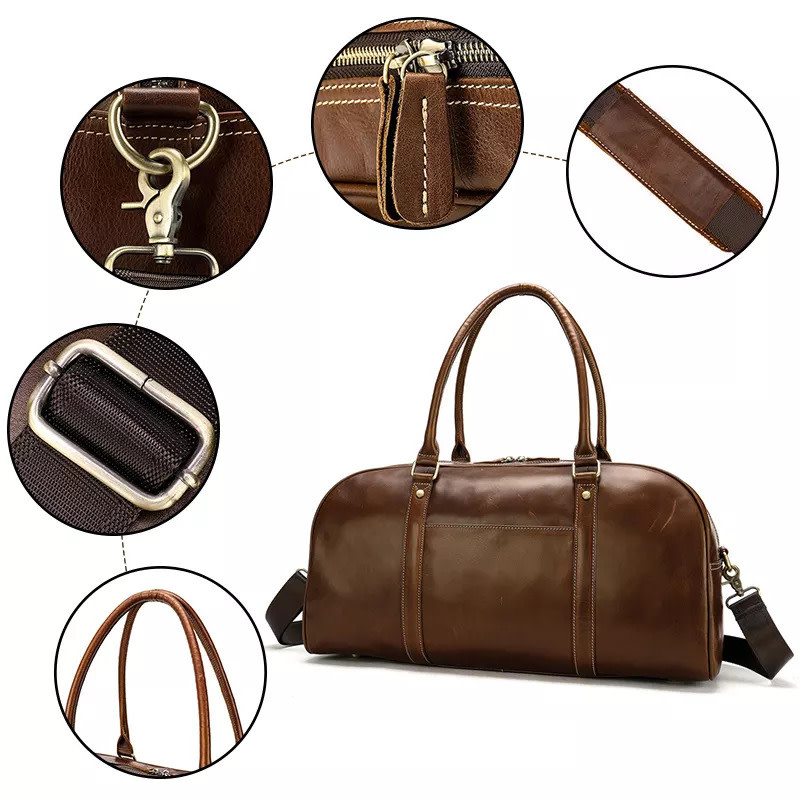 Evan Travel Luggage Bag Genuine Leather