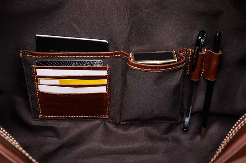 Evan Travel Luggage Bag Genuine Leather